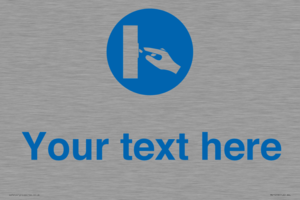 Custom Use Switch Sign